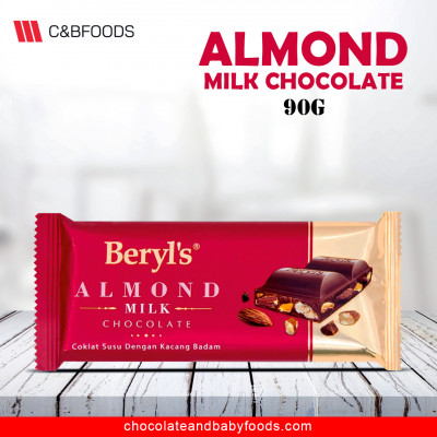 Beryl's Almond Milk Chocolate Bar 90G