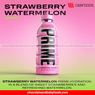 Prime Strawberry Watermelon Flavor Hydration Drink 500ML