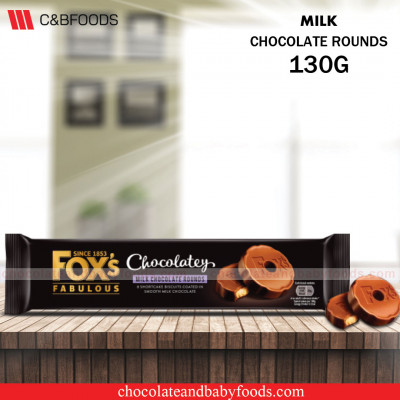 Fox's Fabulous Milk Chocolate Rounds 130G