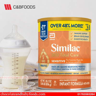 Similac 360 Total Care Sensitive Infant Formula Milk Based Powder with Iron 856G