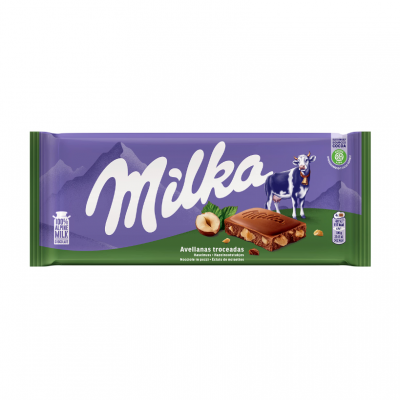 Milka Hazelnut Chocolate Bar 100g