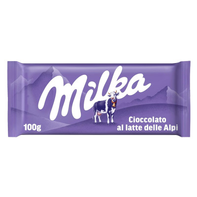 Milka Milk Chocolate Bar 100G