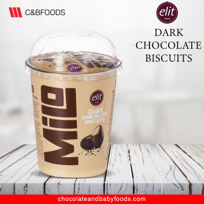 Elit Milo Dark Chocolate Biscuits 125g