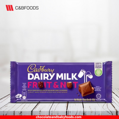 Cadbury Dairy Milk Fruit & Nut Chocolate Bar 160G