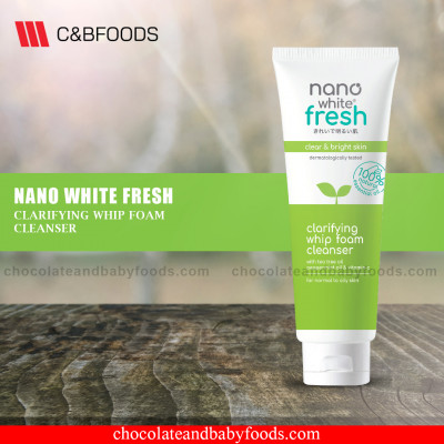 Nano White Fresh Clearifying Whip Foam Cleanser 100G
