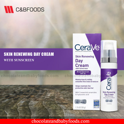 CeraVe Skin Renewing Day Cream with Sunscreen 50g