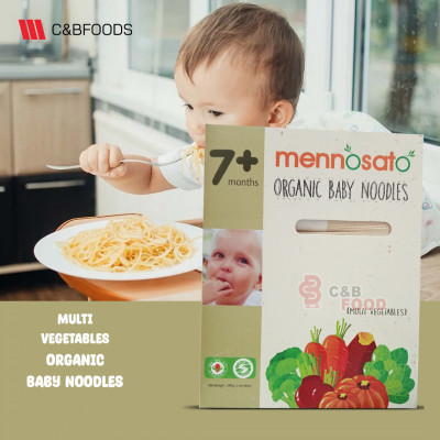 Mennosato Organic Baby Noodles Multi Vegetables (7+m) 240G