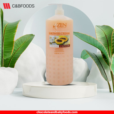 Zen Lightening Papaya Shower Cream Deep Moisture 2100ml