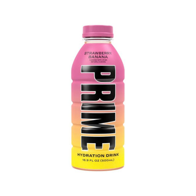 Prime Strawberry & Banana Hydration Drink 500ml