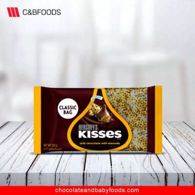 Hershey's Kisses Milk Chocolate With Almonds 226G
