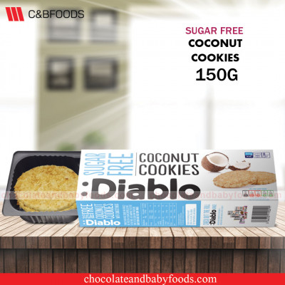 Diablo Sugar Free Coconut Cookies 150G