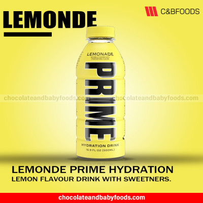 Prime Lemonade Flavor Hydration Drink 500ml