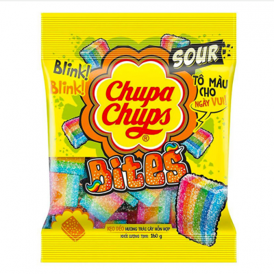 Chupa Chups Sour Bites 160gm