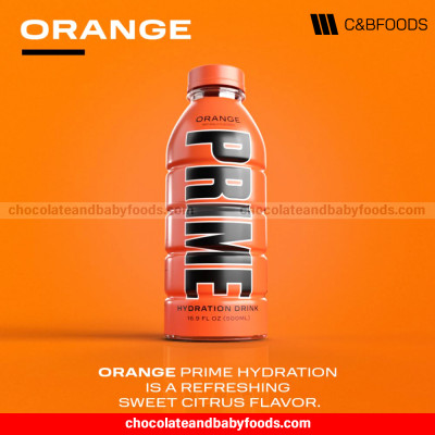 Prime Orange Flavor Hydration Drink 500ml