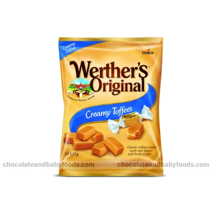 Werther's Original Creamy Toffees Candies  sugar free 80gm