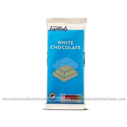 Essentials White Chocolate Bar 100gm