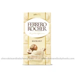 Ferrero Rocher White Hazelnut Chocolate Bar 90gm