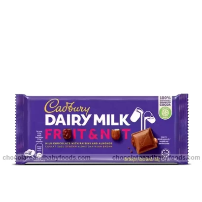 Cadbury Dairy Milk Fruit & Nut Chocolate Bar 110gm