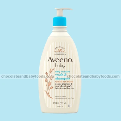 Aveeno Baby Daily Moisture Wash & Shampoo 532ml