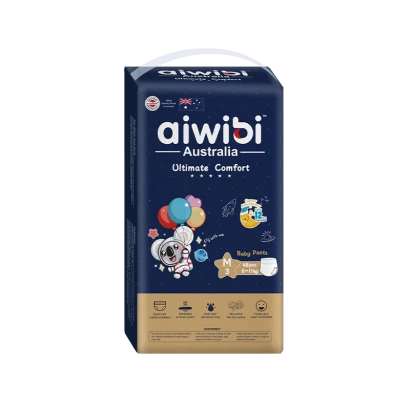 Aiwibi Australia Ultimate Comfort Baby Pants M (6-11KG) 48pcs