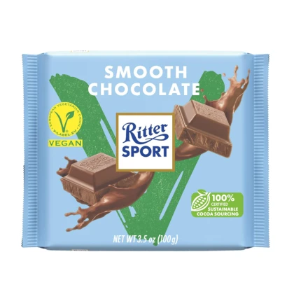 Ritter Sport Smooth Chocolate Bar 100gm
