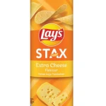 Lay's Stax Extra Cheese Flavor Potato Chips 135gm