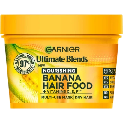 Garnier Ultimate Blends Nourishing Banana Hair Food + Vitamins C,E,F Multi-Use Mask 400ml