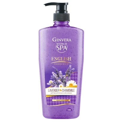 Ginvera World Spa English  Lavender & Chamomile Shower Scrub 750ml