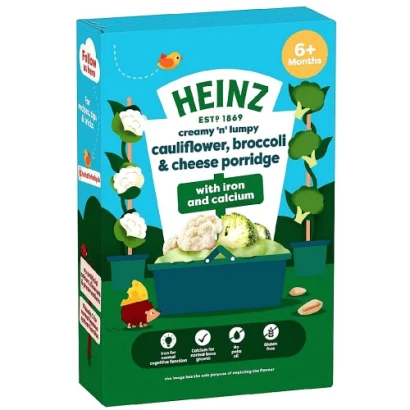 Heinz Cauliflower, Broccoli & Cheese Porridge (6+mnths) Pack 125g