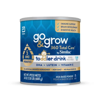 Similac Go & Grow 360 Total Care Toddler Drink Milk-Based Powder 680g