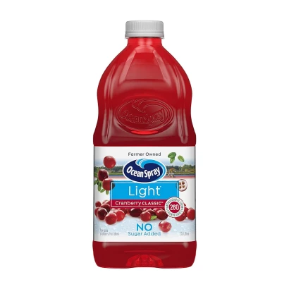 Ocean Spray Light Cranberry Juice No Sugar Added 1.5L