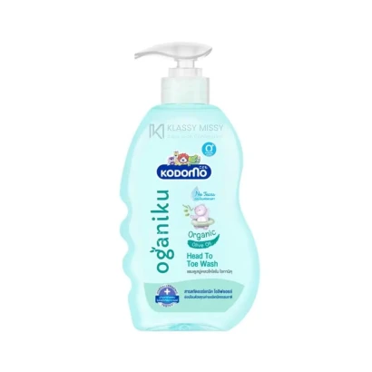 Kodomo Organic Olive Oil Head To Toe Wash 400ml