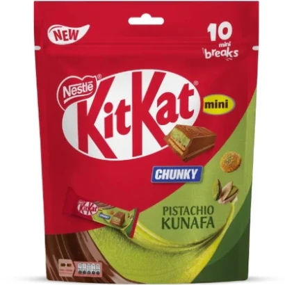 KitKat Chunky Mini Kunafa Pistachio 166g
