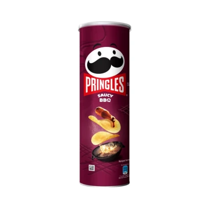 Pringles Saucy BBQ Chips 102g