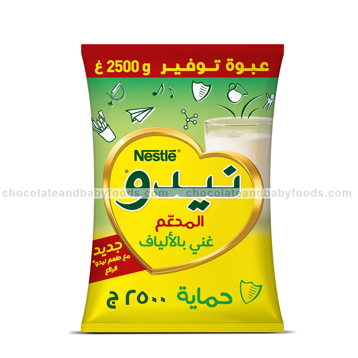 Nido Fortified Rich in Fiber Full Cream Milk Powder (Pack) 2500gm