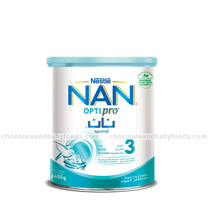 Nan Optipro Formula Milk Stage-3 (1 to 3years) 400gm