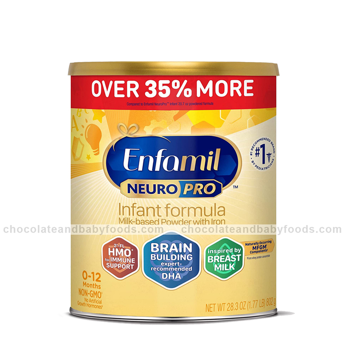 Enfamil Neuro Pro Infant Formula Milk-Based Powder with Iron (0-12 Months) 802G