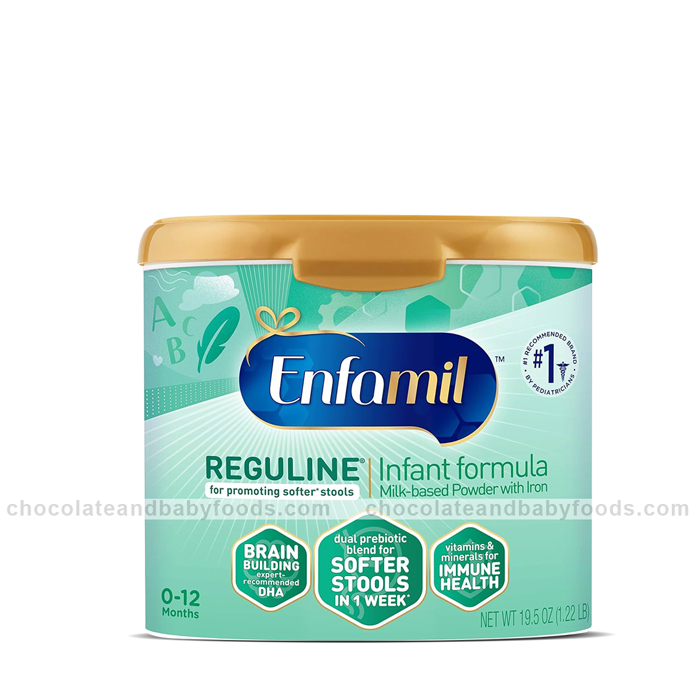Enfamil Reguline Infant Formula Milk Based Powder with Iron (0-12months) 553G