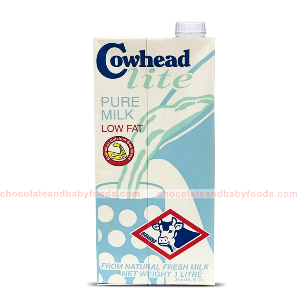 Cowhead Lite Low Fat Pure Liquid Milk 1litre