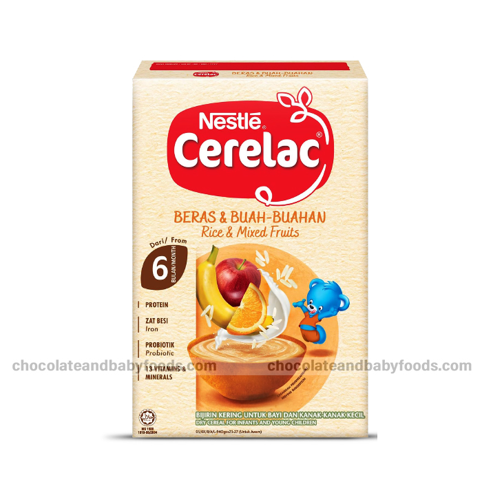 Nestle Cerelac Rice & Mixed Fruit 250gm