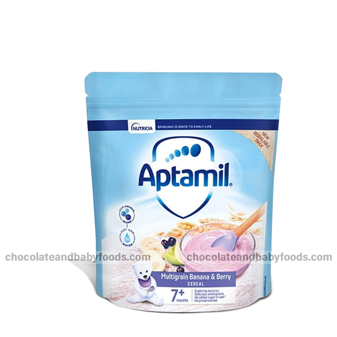 Aptamil Multigrain Banana & Berry Cereal (From 7+ Months) 200gm