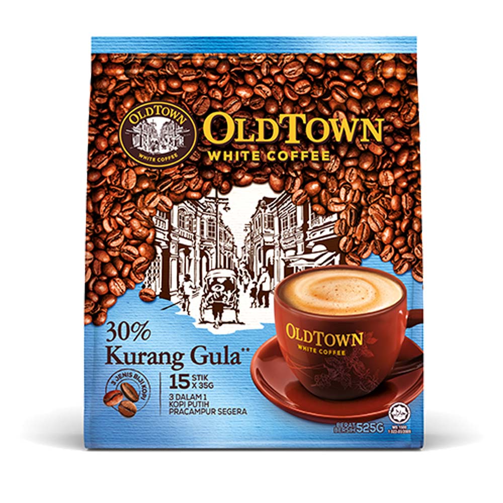 Old Town white coffee 30% Less Sugar 525gm