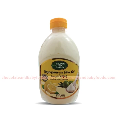 Virginia Green Garden Mayonnaise with Olive Oil Touch of Lemon 500ml