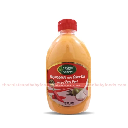 Virginia Green Garden Mayonnaise with Olive Oil Touch of Peri Peri 500ml