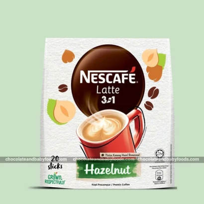 Nescafe Latte 3in1 Hazelnut Bold & Nutty (20stiks) 480gm