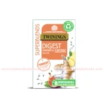 Twining's Superblends Digest Ginger & Turmeric (20 Tea Bags) 40gm