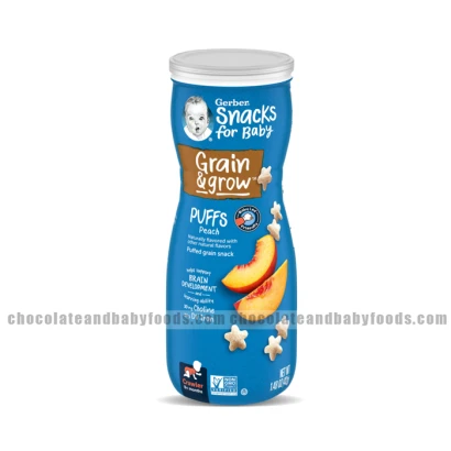 Gerber Peach Puffs (8+ Months) 42gm