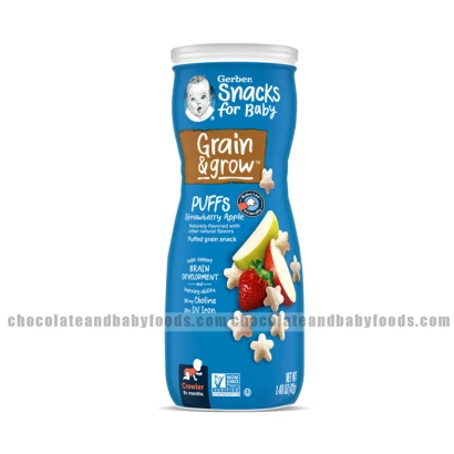 Gerber Strawberry Apple Puffs (8m+) 42gm