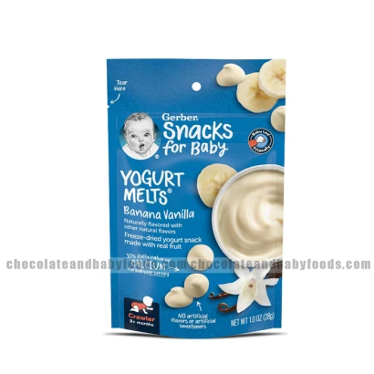 Gerber Yogurt Melts Banana Vanilla (8+ Months) 28gm