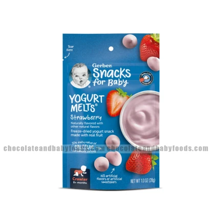 Gerber Yogurt Melts Strawberry (8+ Months) 28gm